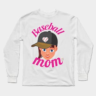 Baseball mom - sports Long Sleeve T-Shirt